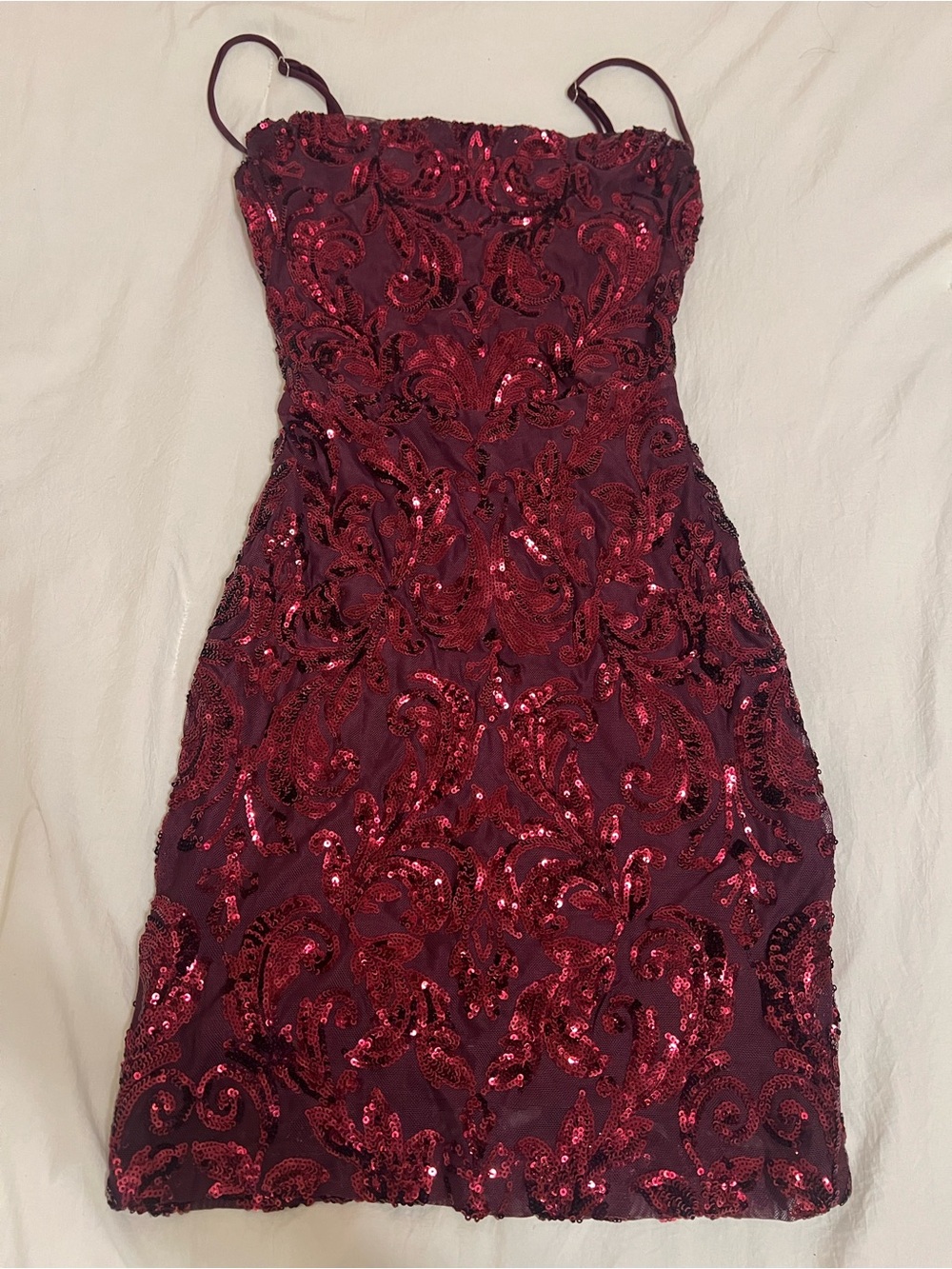Burgundy Hoco Dress Windsor